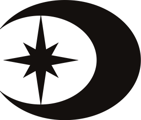 STAR MOON crescent mark
